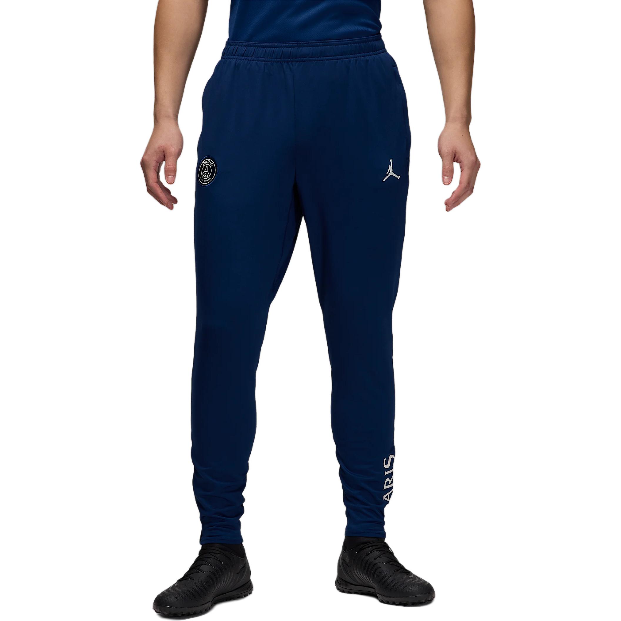 Тренировочные брюки Paris Saint Germain Strike Fourth мужские Dri FIT футбольные Jordan, синий — фото 4