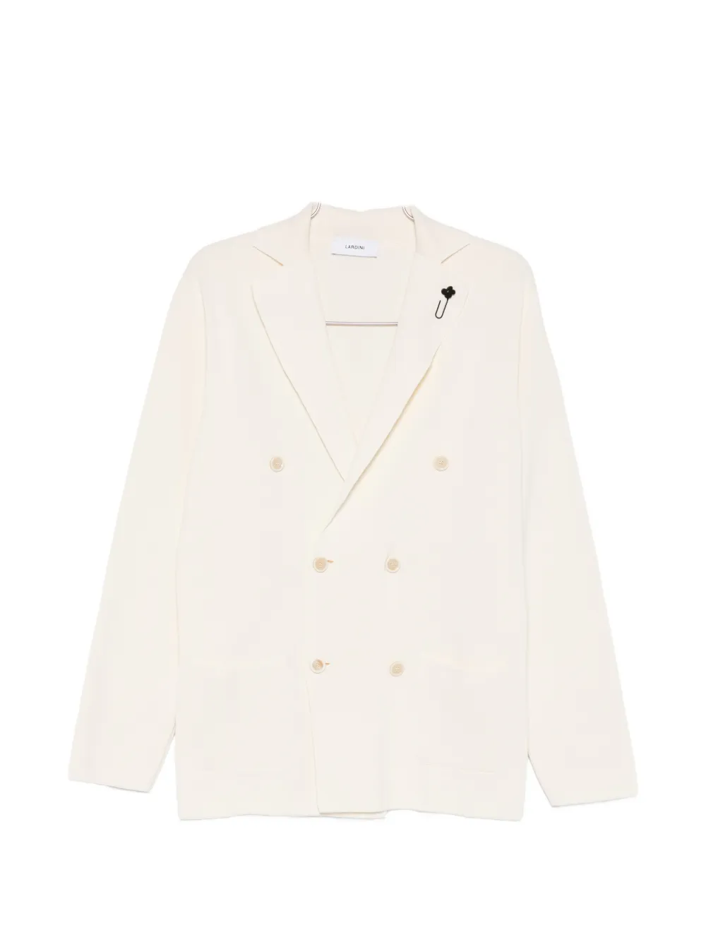 

Двубортный пиджак Lardini, бежевый