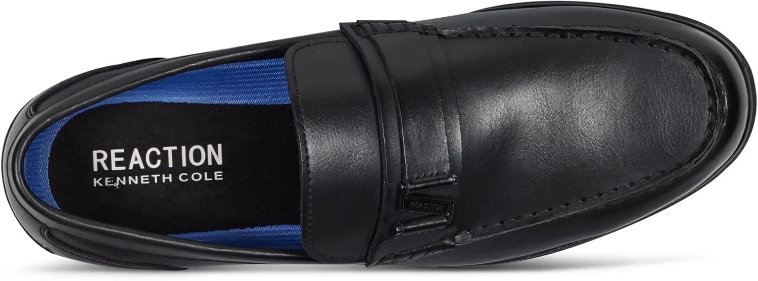 Мужские оксфордские туфли Kenneth Cole REACTION с ремешком Estate Belt, Black — фото 4