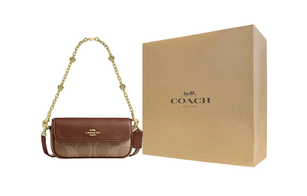 

COACH Кожаная сумка через плечо Хейли