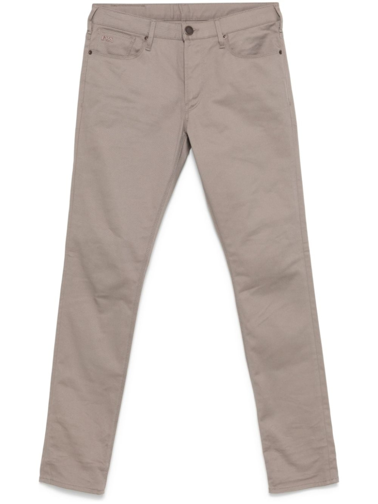 

Emporio Armani узкие джинсы с логотипом, коричневый