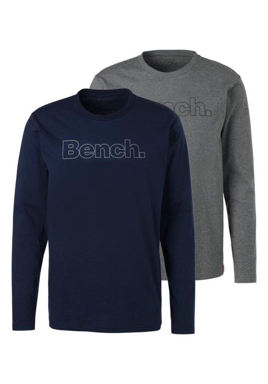 

Рубашка BENCH, цвет Navy/mottled grey