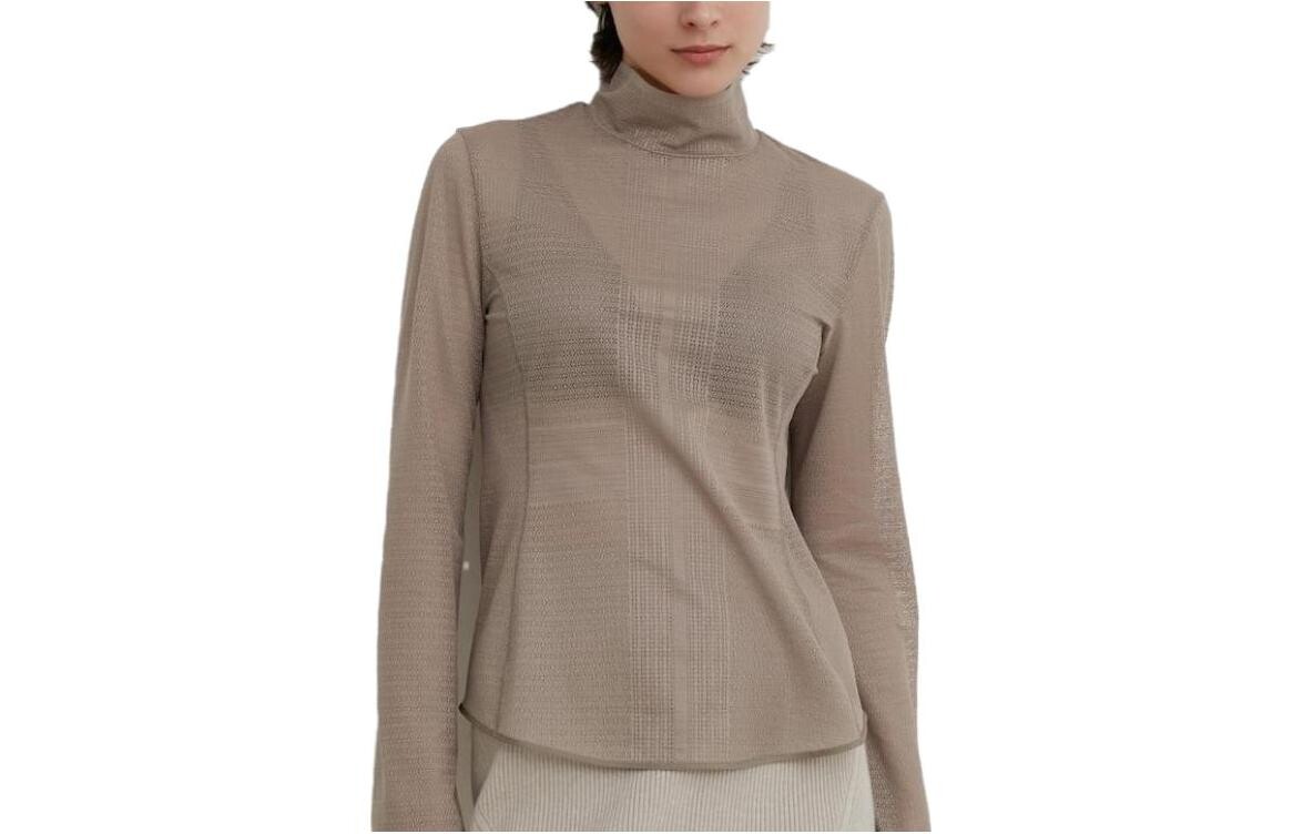 UNIQLO Женская футболка, цвет Camel — фото 3