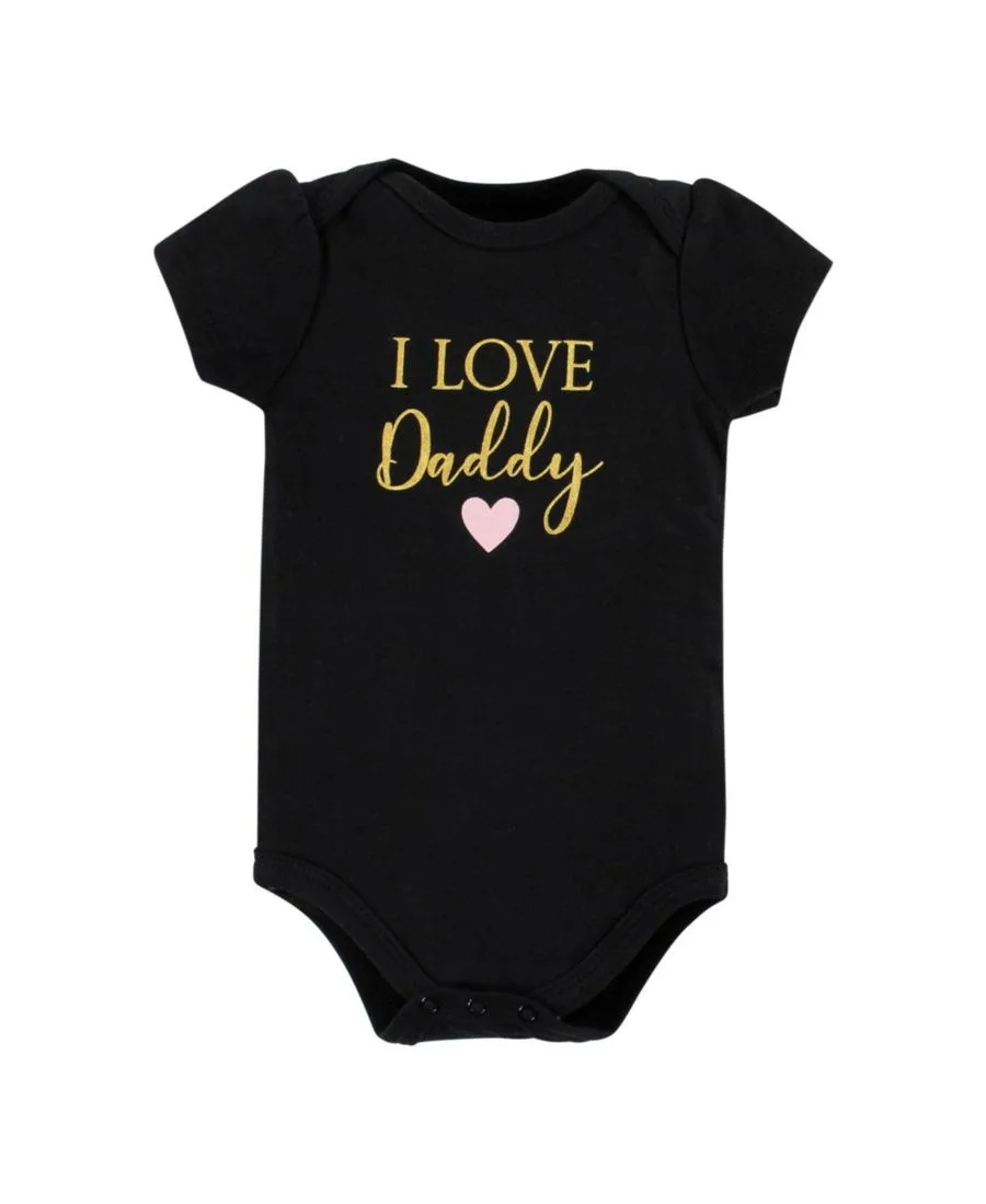 Хлопковый боди, брюки и комплект обуви Hudson Baby, Girl Daddy — фото 3