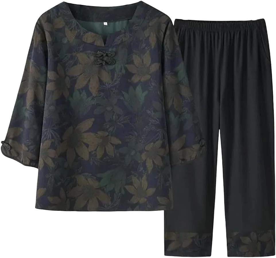 Комплект пижамы Vintage Print, En8