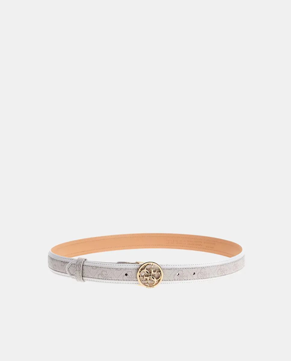 

Ремень Guess с принтом, серый