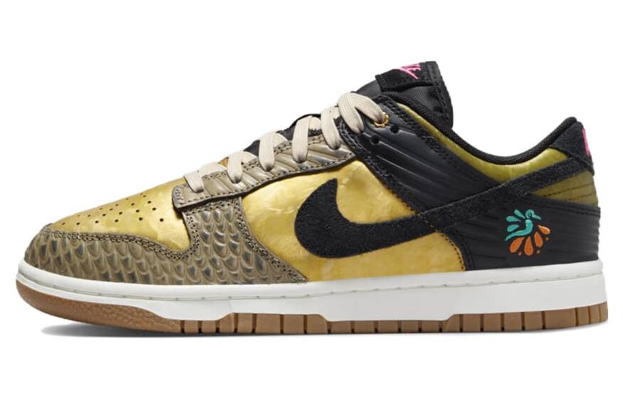 

Женские кроссовки для скейтбординга Nike Dunk Low, Gold