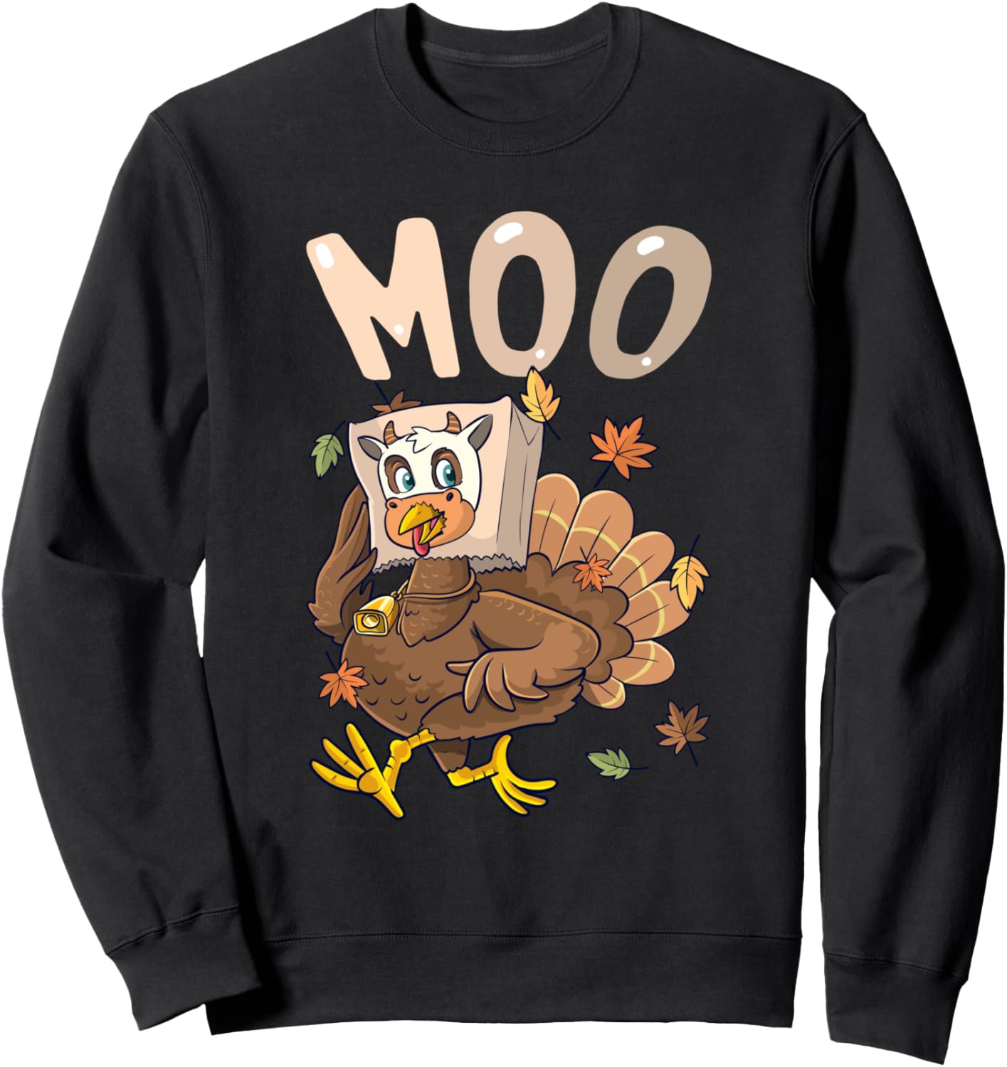 

Забавная толстовка с изображением танцующей коровы на День благодарения и надписью Ужин в честь Дня благодарения Happy Thanksgiving Holiday Family Party Gift Store, черный