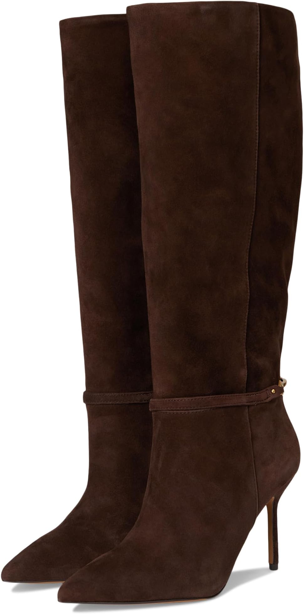 Ботинки Vince Camuto Women's Mirtha Ankle Link Wide Calf Knee High Boot, Brownie