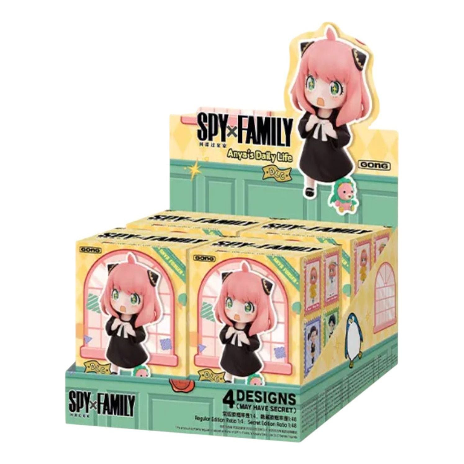 

Фигурка Pop Mart SPY X FAMILY Anya's Everyday DLC Figures Sealed Case (4 Blind Boxes)