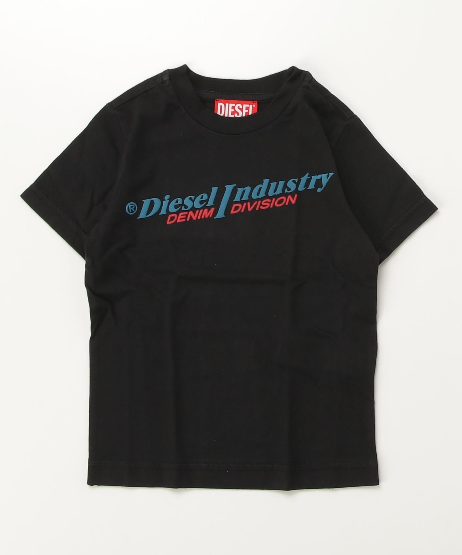 Детская футболка с коротким рукавом и логотипом бренда DIESEL, Black