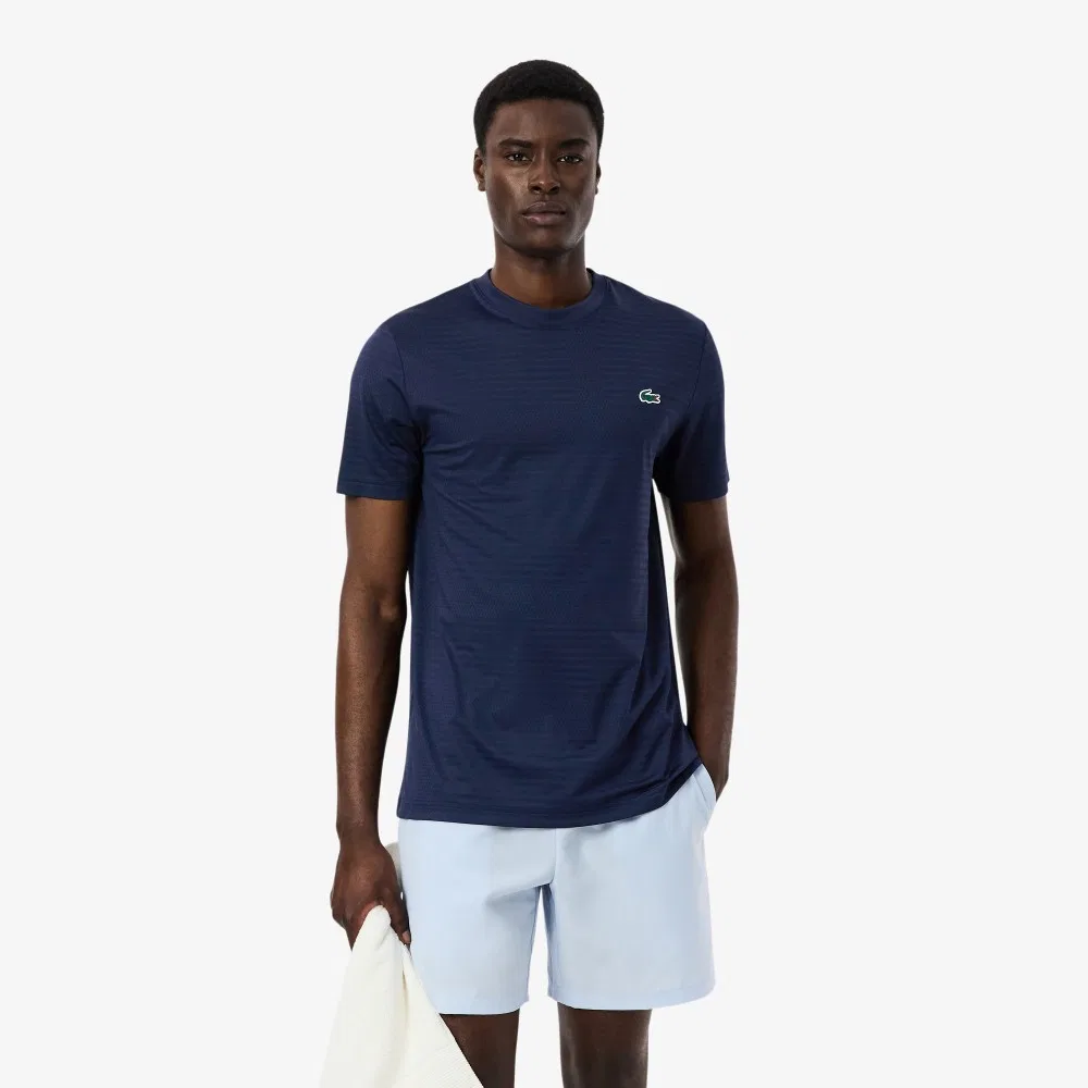 Мужская футболка Tennis Player тёмно-синяя от Lacoste
