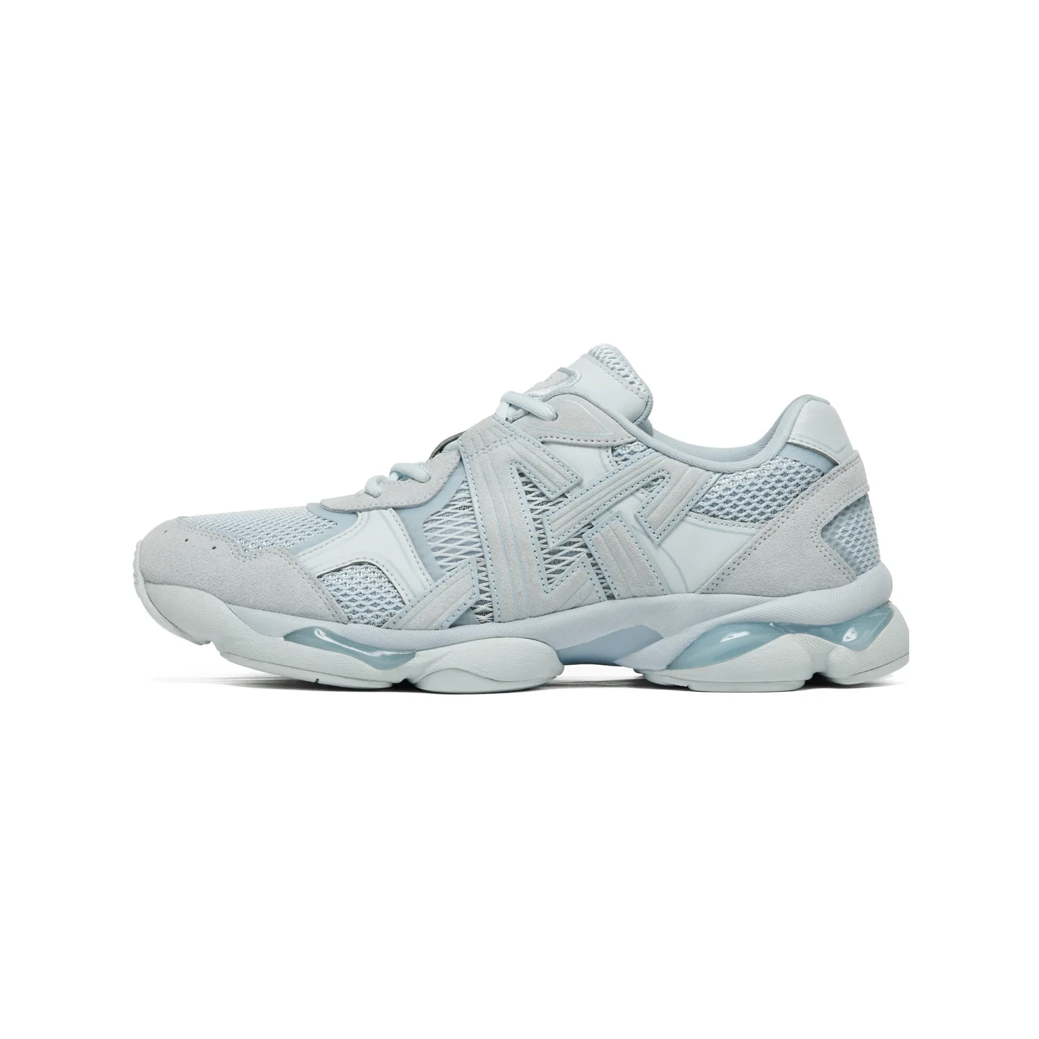 Onitsuka Tiger TIGRUN Textile, Synthetic Leather Low top Casual Shoes Unisex Light Blue