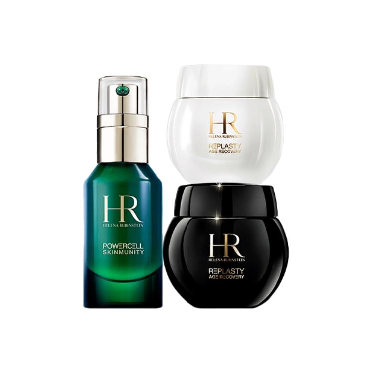 HELENA RUBINSTEIN Зеленый Vase Black White Bandage набор для ухода за кожей успокаивающий, увлажняющий и восстанавливающий набор из 3 штук — фото 3