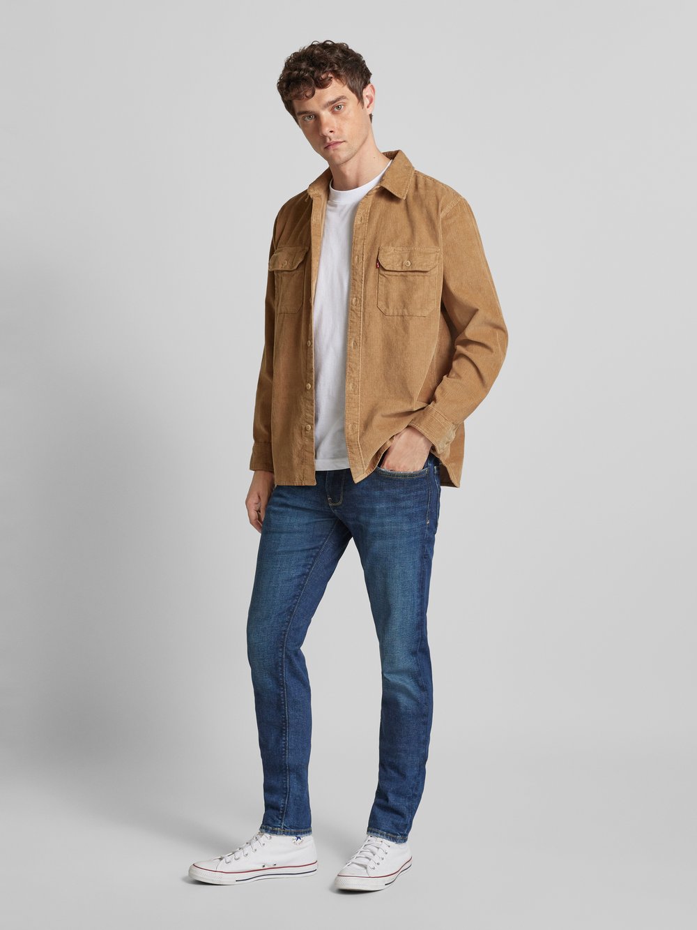 

Джинсы Slim fit с 5 карманами, модель «Hatch» Pepe Jeans, синий