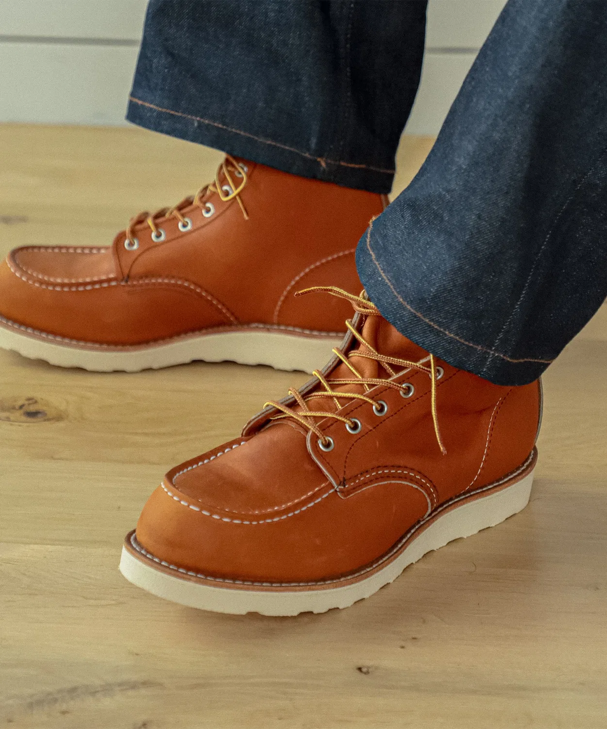 Ботинки 6 дюймов Moc Toe Red Wing Oro Legacy Leather коричневый — фото 2