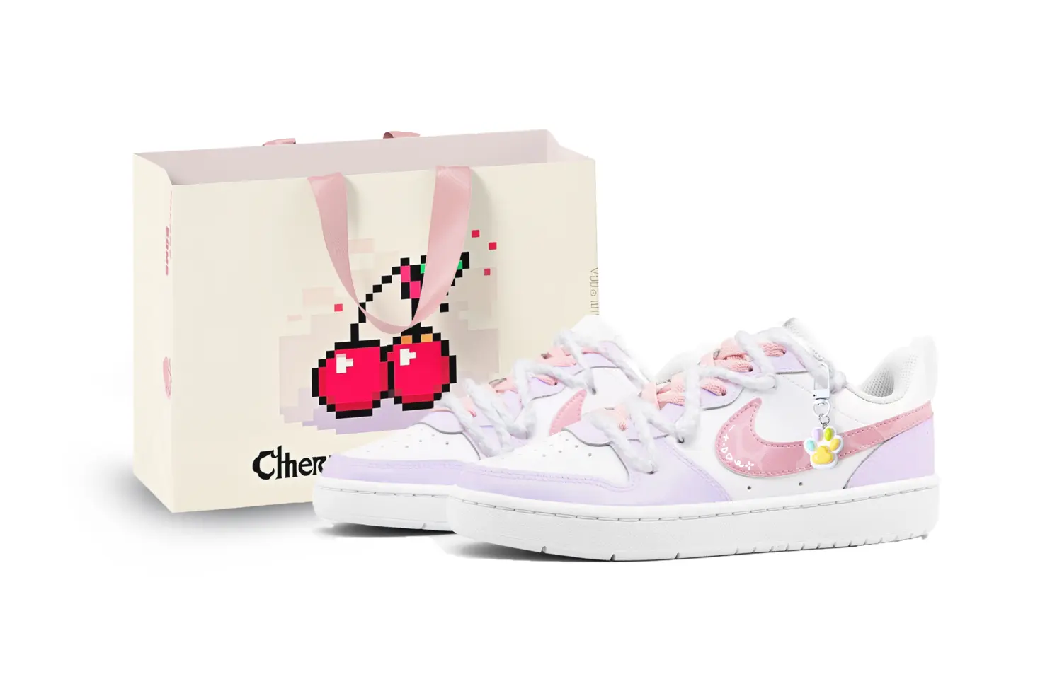 

Детские скейтерские кеды Court Borough Nike, светло-лавандовый