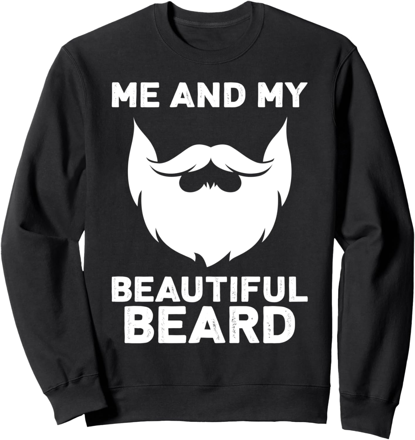 

Толстовка с рисунком бороды для бородатых мужчин Beards Design Ideas For Pogonophiles, черный