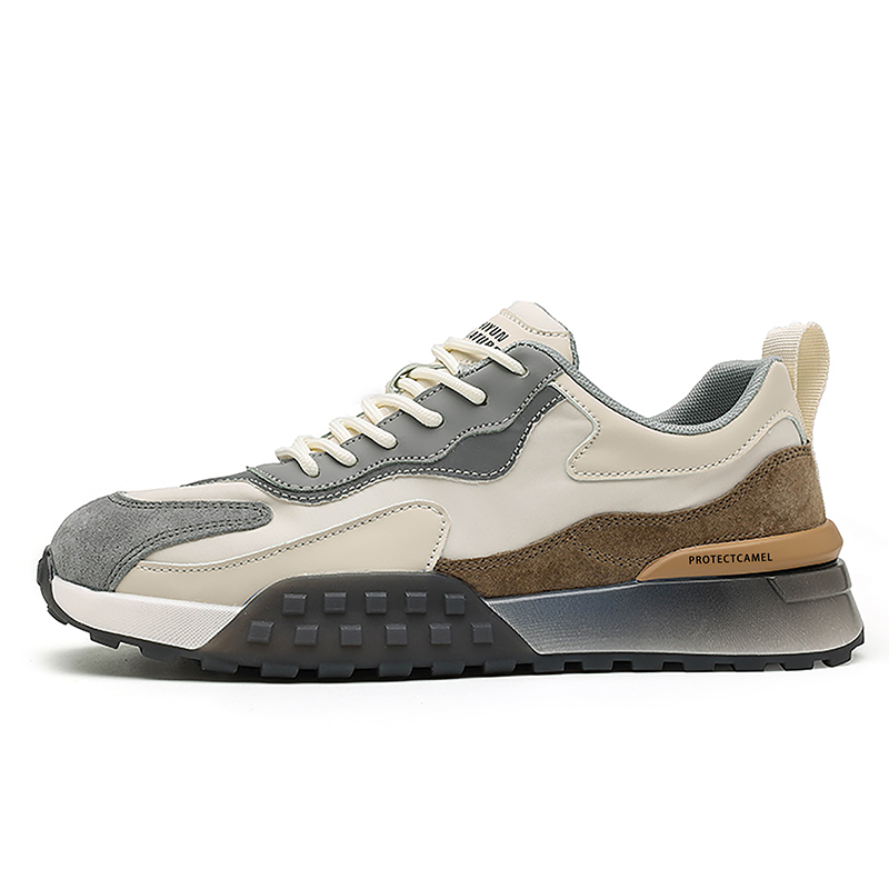 

Кроссовки Shock Absorbers Abrasion Resistant Rebound Support Slip Resistant Low Top Kids Lifestyle Shoes Teenagers PROTECTCAMEL, экрю