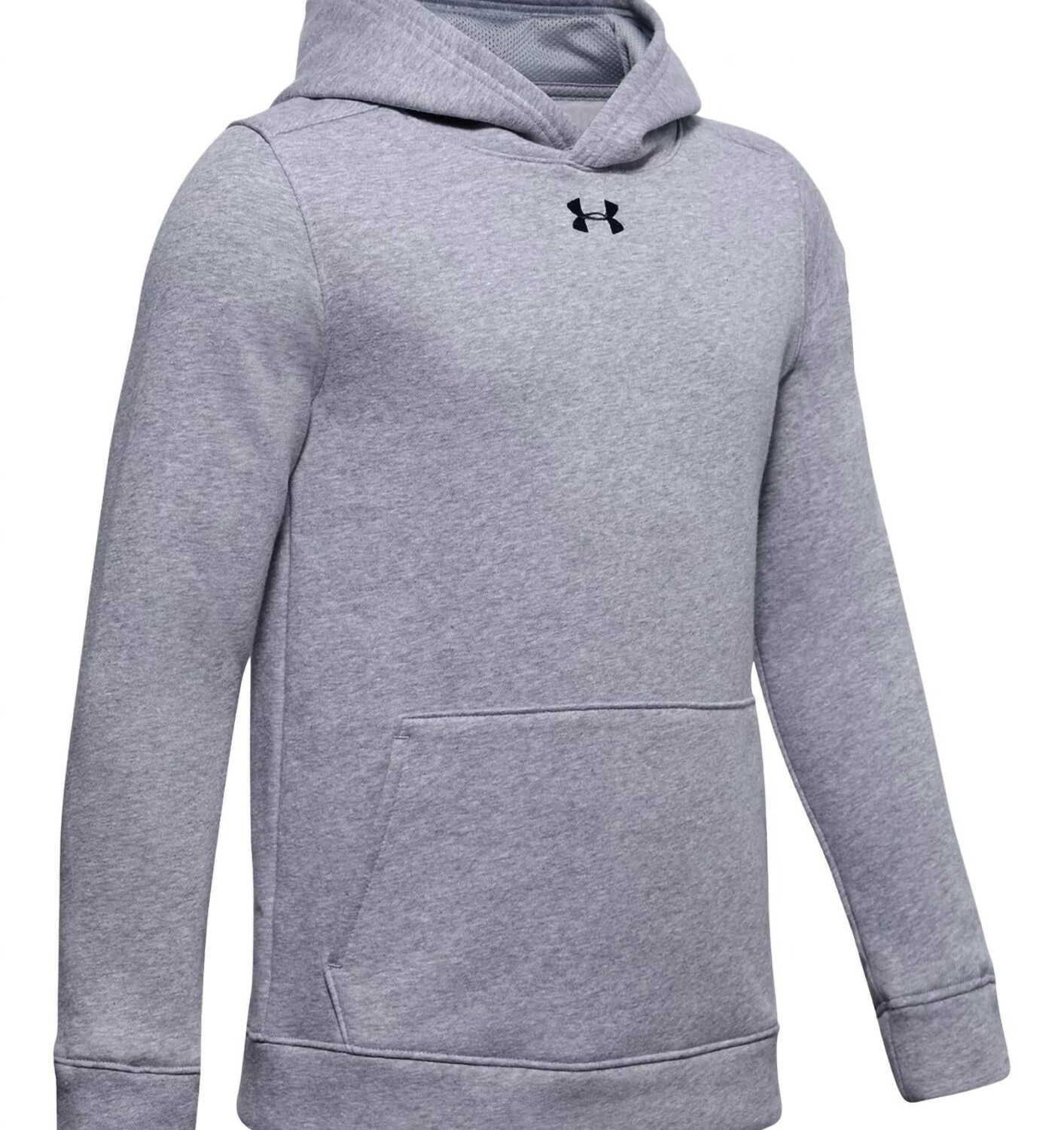

Флисовая толстовка Youth Hustle серого цвета (хизер/черный) Under Armour