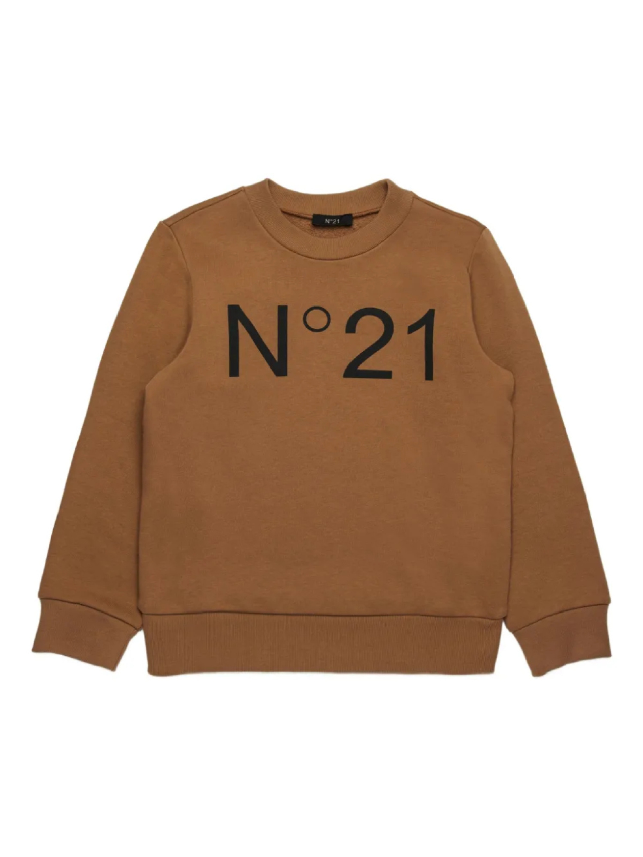 

Nº21 Kids толстовка с логотипом, коричневый