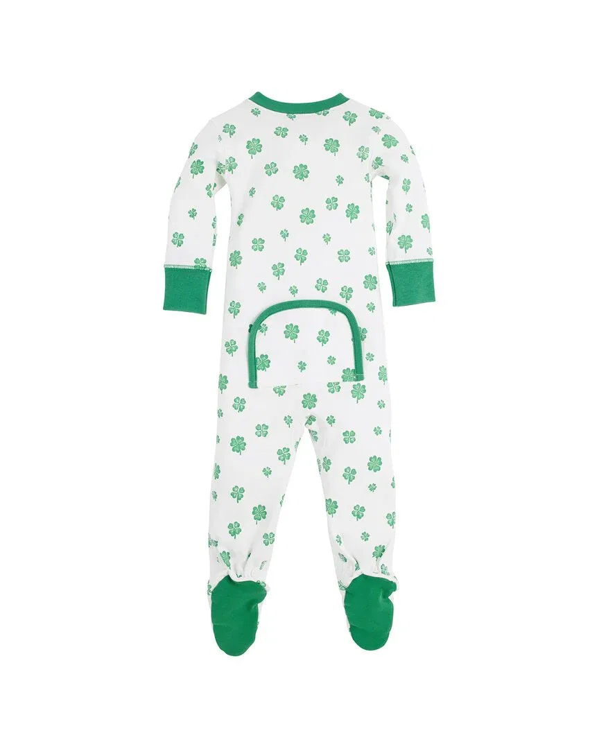 The Beaufort Bonnet Company Knox's Night Night Footie, зеленый — фото 2