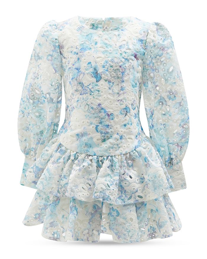 

Платье для девочек Alexa Broderie Lace Dress - Little Kid, Big Kid Bardot, синий