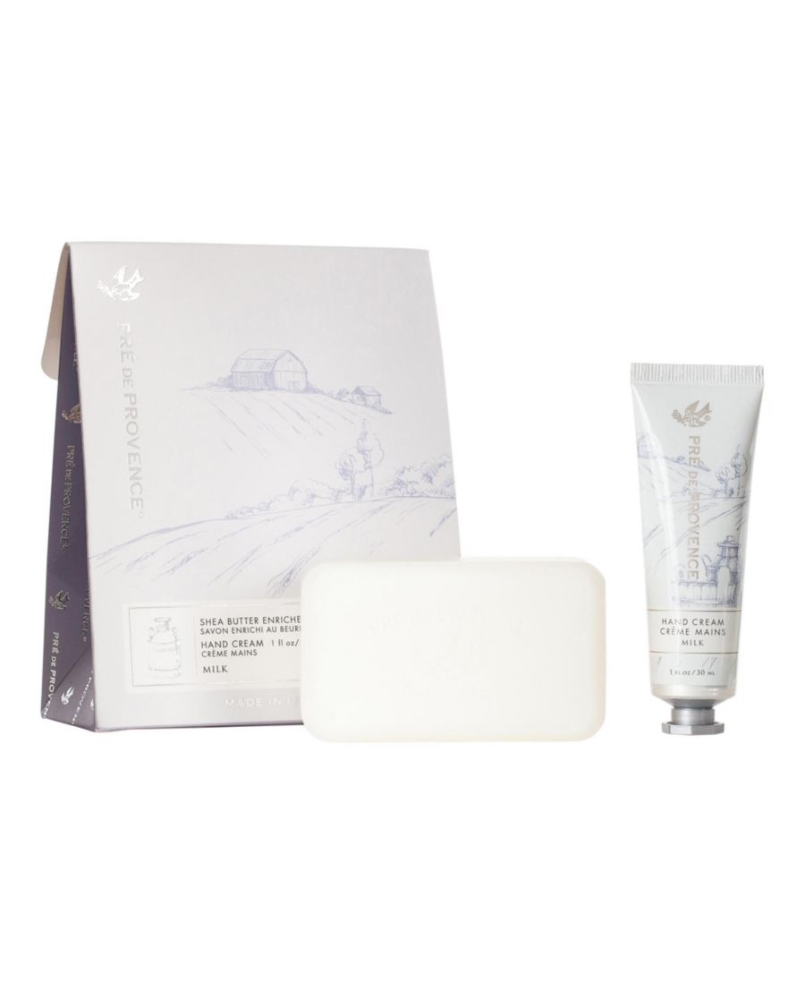 Подарочный набор Pre de Provence Heritage: мыло 150 г и крем для рук 30 мл European Soaps, цвет milk — фото 2