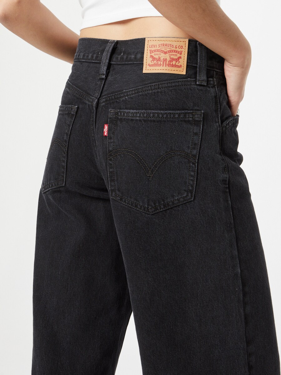 Джинсы с широкими штанинами LEVI'S  94 Baggy Wide Leg, Black Denim — фото 2