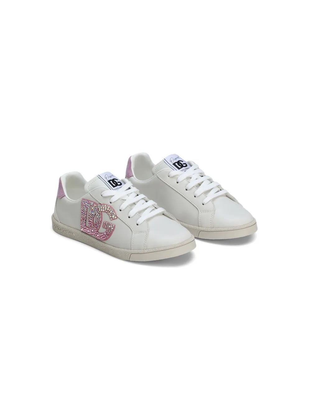 

Кроссовки с логотипом Dolce & Gabbana Kids, белый