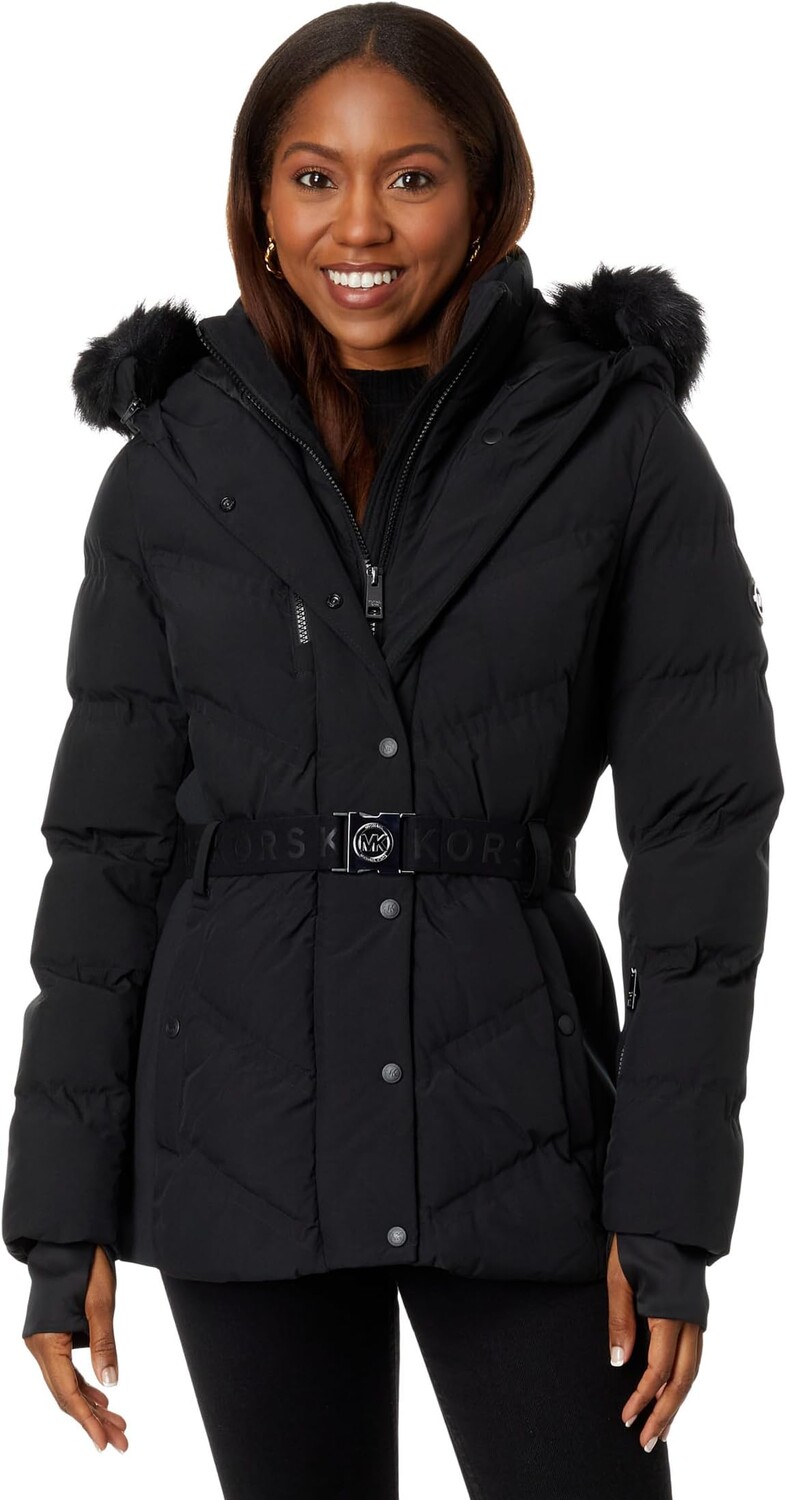

Парка Michael Kors Belted Chevron Active A422900C, черный
