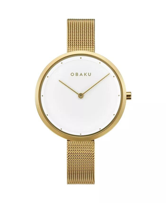 

Женские классические часы с белым циферблатом - V227LXGIMG Obaku