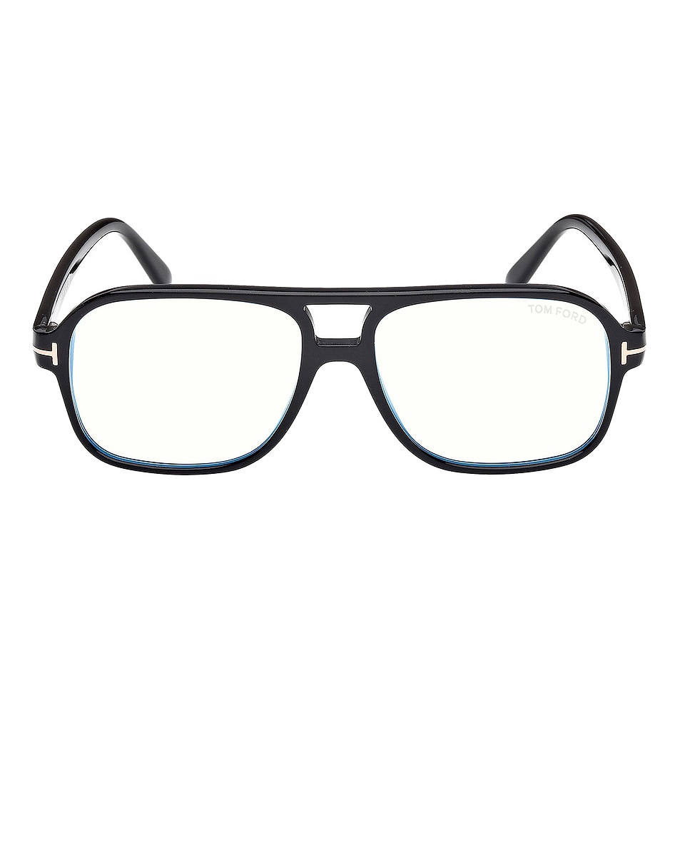 

Авиаторские очки Optical Eyewear Tom Ford, Shiny Black & Blue Block