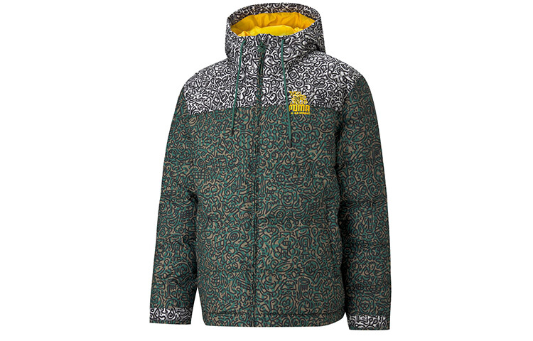 

Мужская стеганая куртка Puma, Зеленый