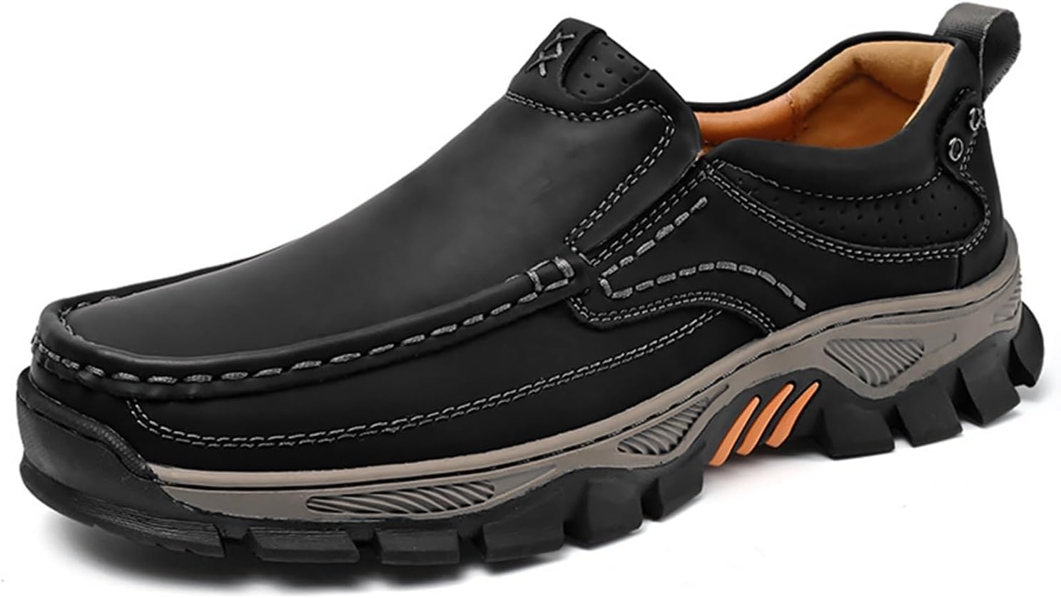 

Мужская повседневная обувь, слипоны, туфли, деловая обувь Dmgyck, черный