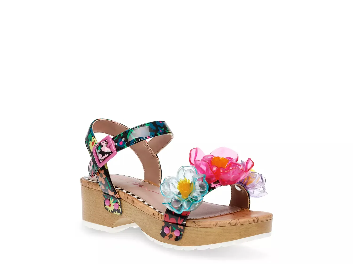 

Oakly Platform Сандалии - детские Betsey Johnson, Black Multicolor