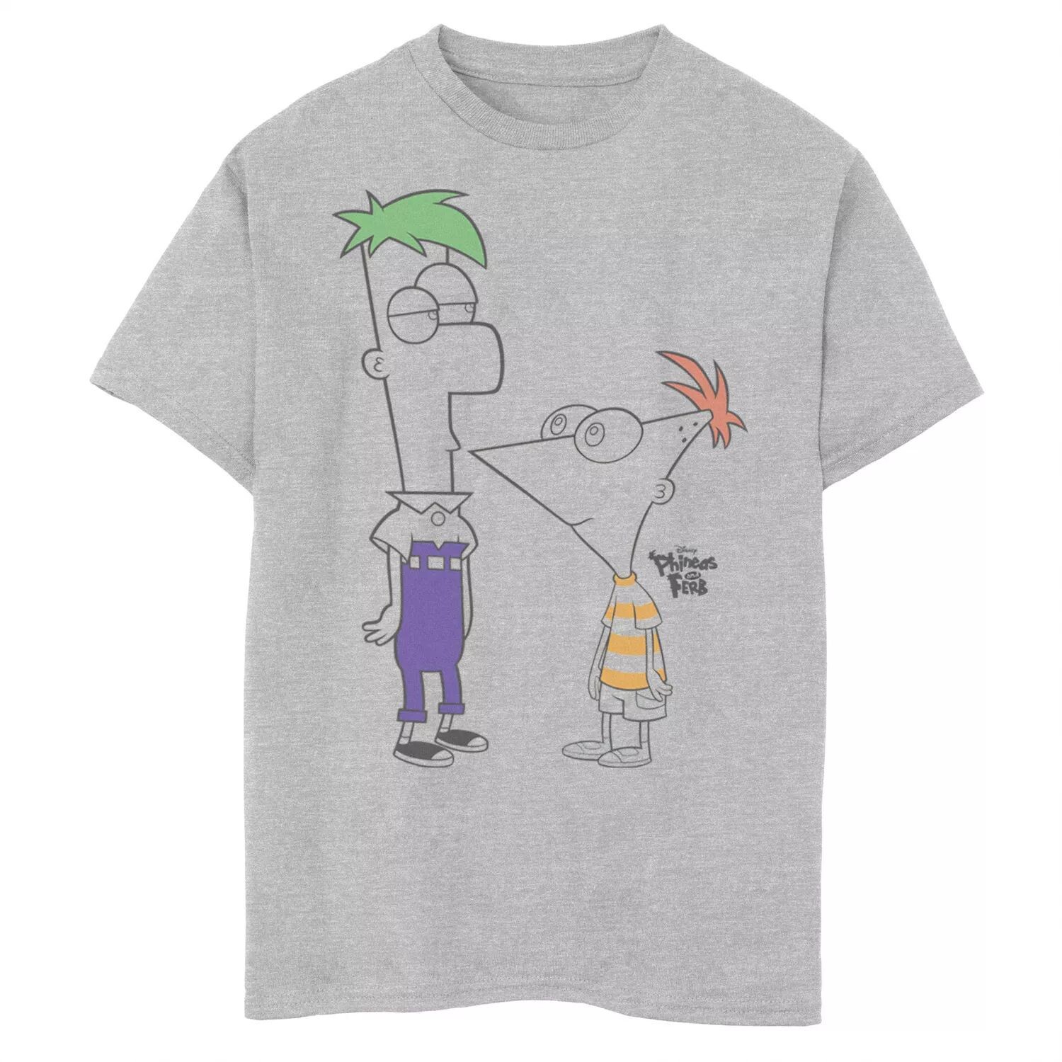 

Футболка с рисунком для мальчиков 8–20 лет Disney's Phineas & Ferb Disney