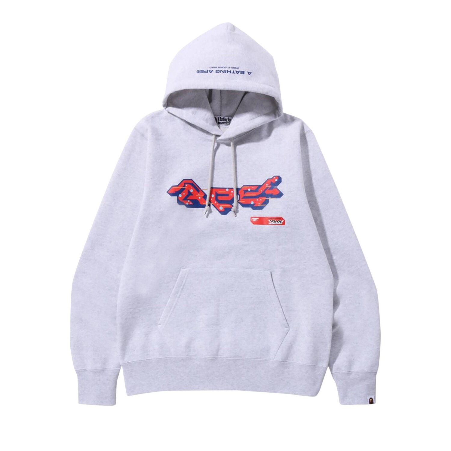 

BAPE Ape Пуловер с капюшоном с рисунком, цвет Серый