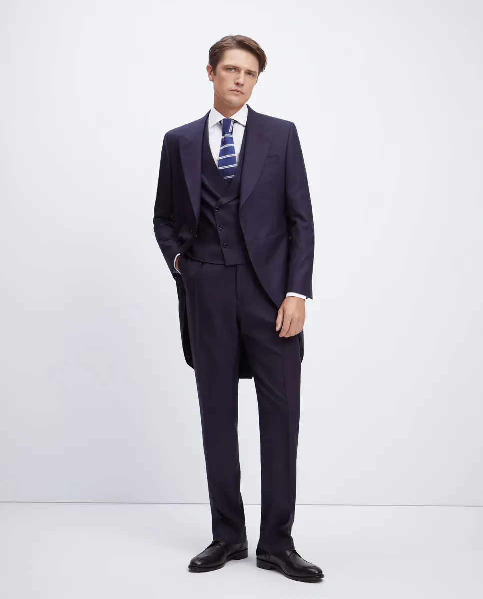 

Церемония мужского утреннего костюма Emidio Tucci, синий