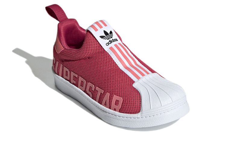 SUPERSTAR 360 Детские кроссовки для скейтбординга PS Low-top Арбузно-красные Adidas Originals — фото 3