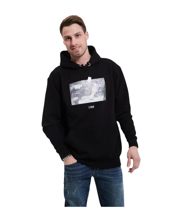 

Повседневная толстовка для повседневной носки Throwback, черный