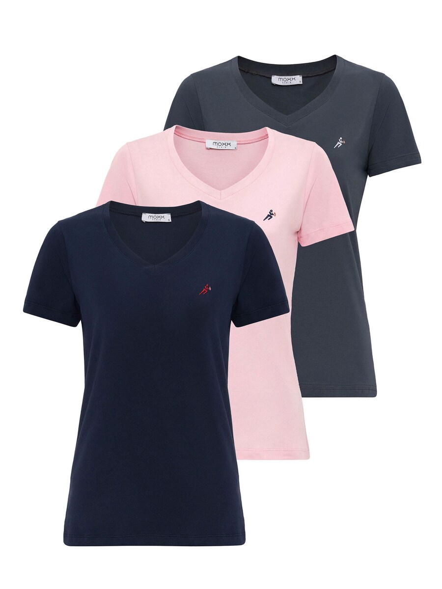 

Рубашка Moxx Paris, цвет Navy/Dusty blue/Pink