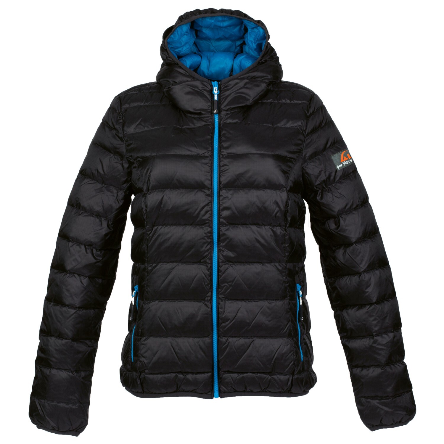 

Пуховик Alvivo Women's Belfast, цвет Black/Turquoise