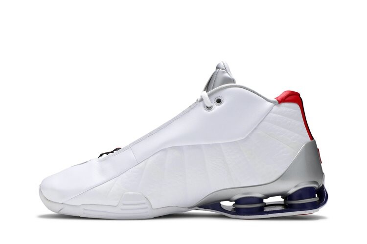 Кроссовки Nike Shox BB4 QS, белый — фото 3