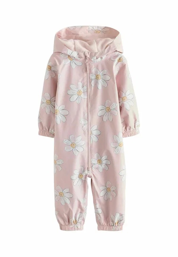 Комбинезон от дождя Regular fit waterproof printed puddlesuit Next, розовый флоральный