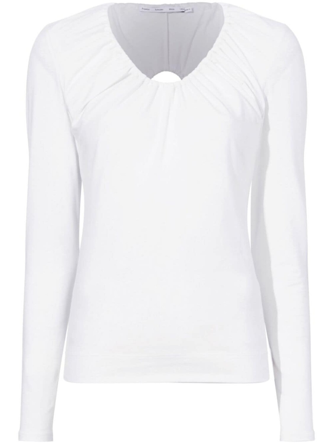 

Proenza Schouler White Label топ Sophia со сборками, белый