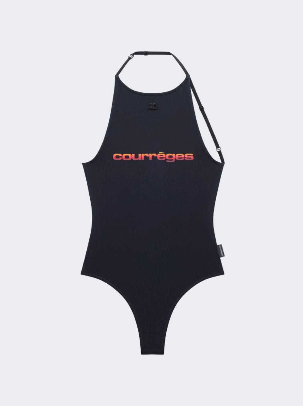 

Боди из джерси Tech Courrèges, черный