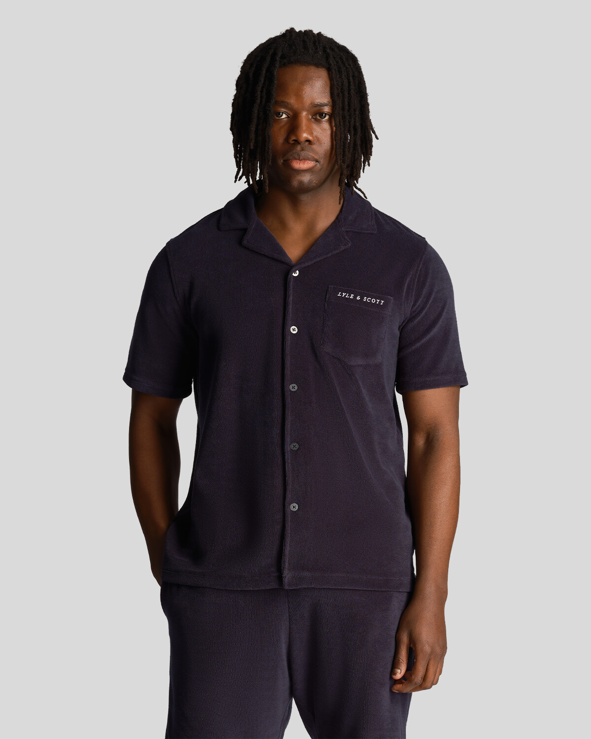 

Курортная рубашка для полотенец Lyle & Scott, синий