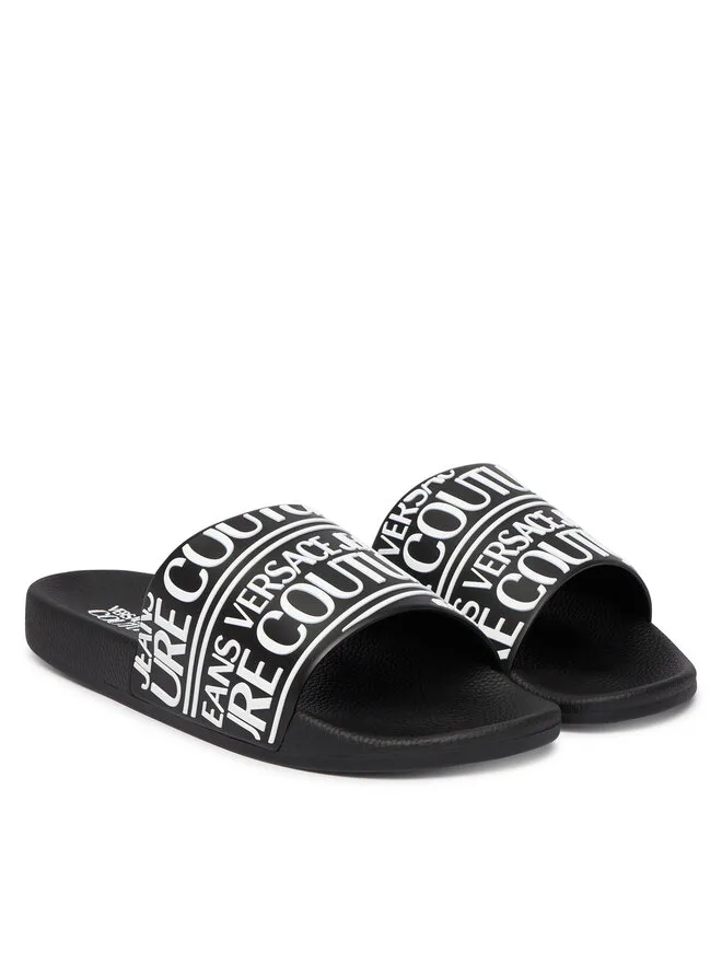 Versace Jeans Couture Мюли 80YA3SQ1 черные — фото 2