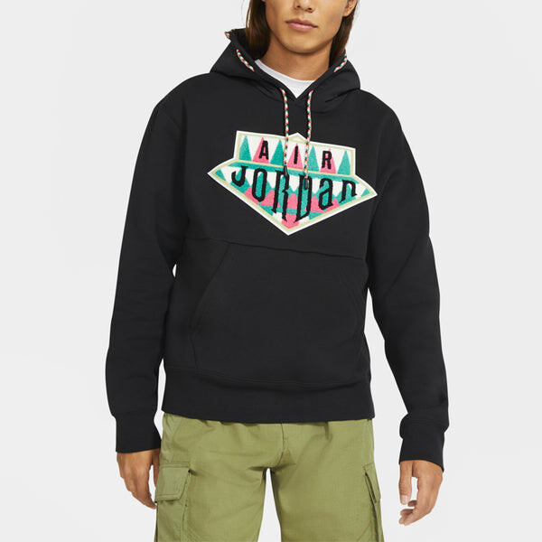 Толстовка Men's Air Jordan Sport Dna Casual Black, черный — фото 3